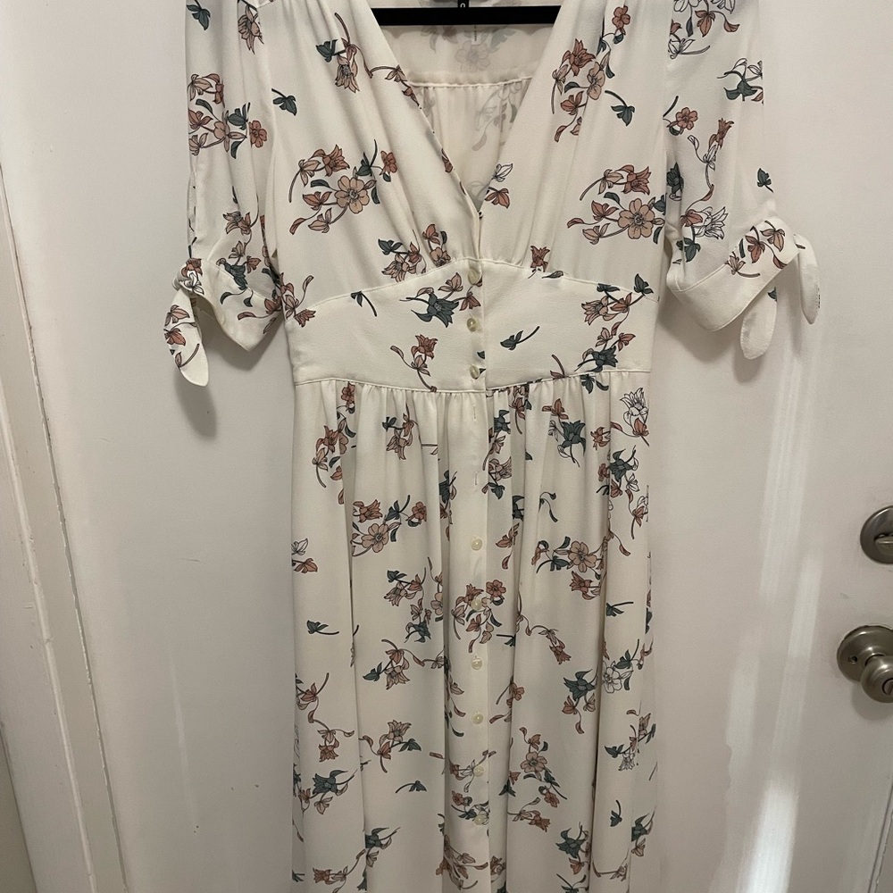 Floral V-Neck Dress